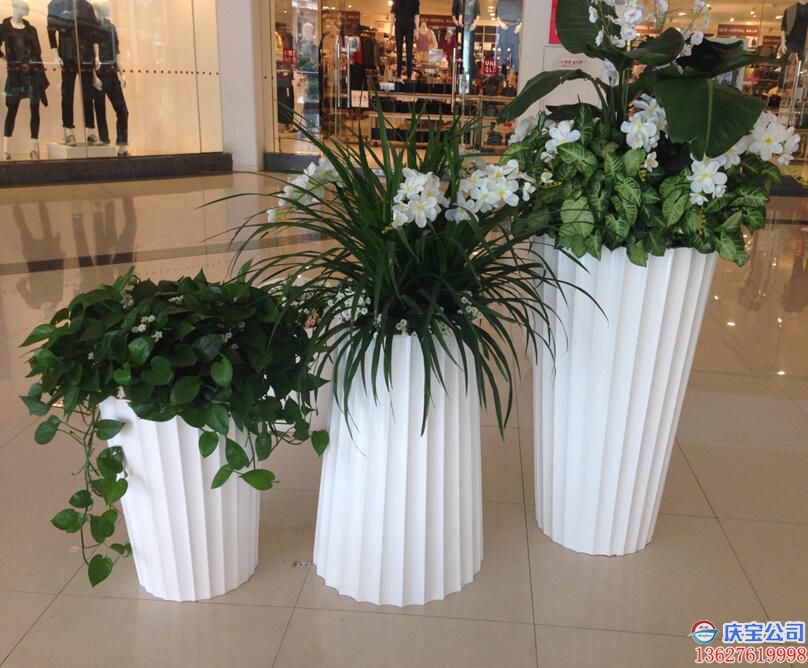 【序号19-181】商场花盆，重庆玻璃钢花盆定制