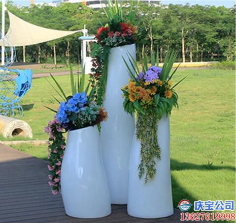 【序号19-182】玻璃钢重庆花盆，户外景观花盆