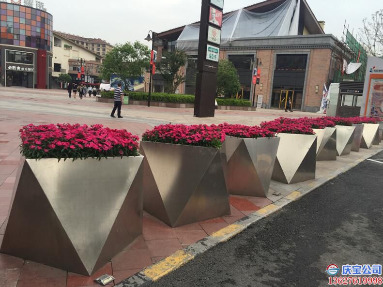 重庆花盆花箱景观艺术花盆