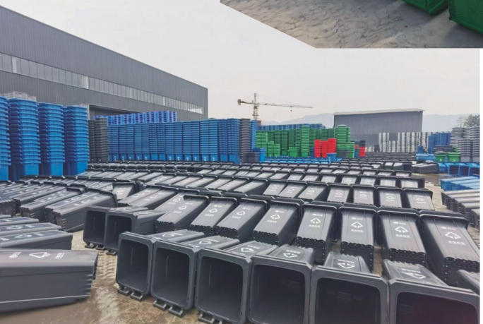 塑料环卫分类垃圾桶