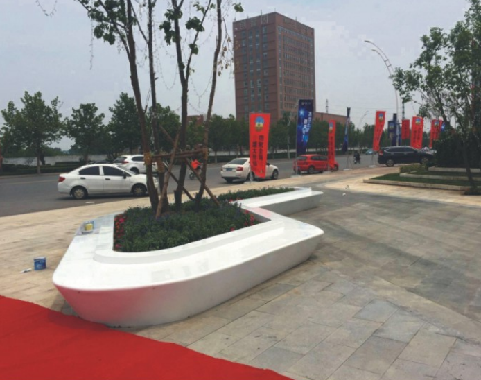 玻璃钢异型树池座椅